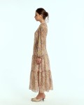 SIXDO Voile Flared Dress for Women